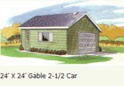 garage-2-and-half-car-Gable