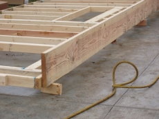 Garage framing in Chicago